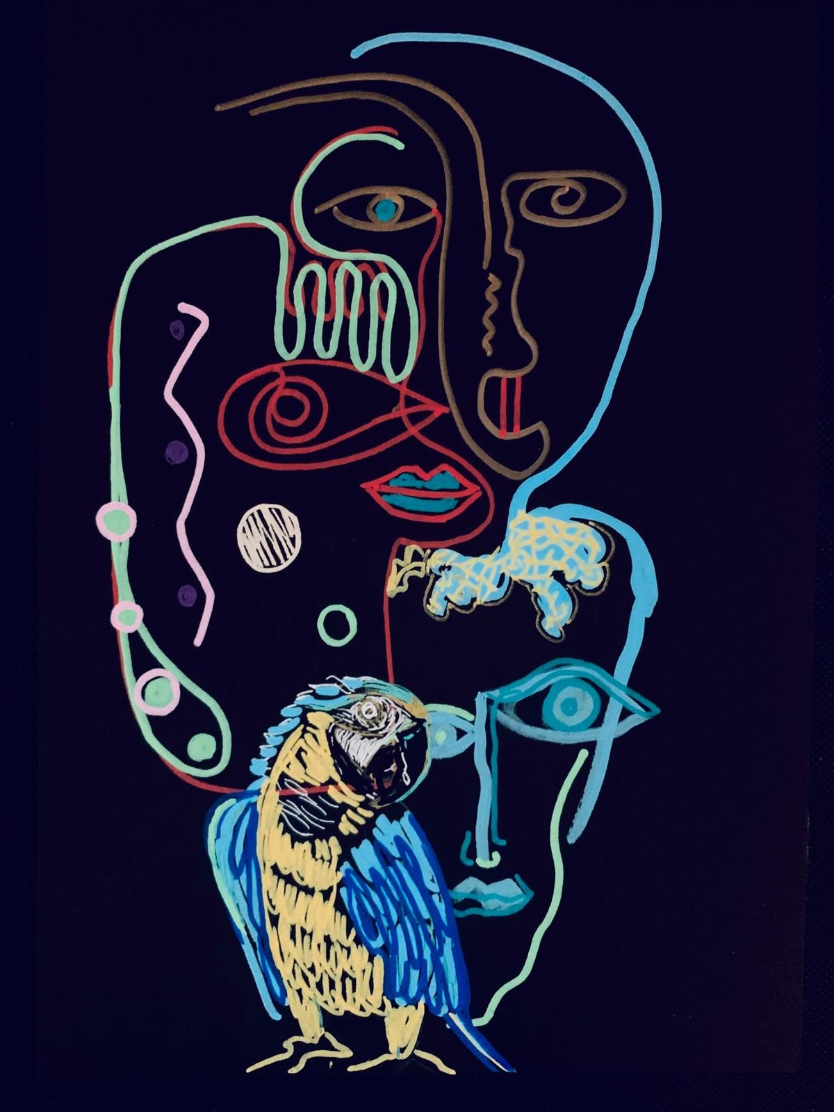 Abstract Portraiture And Figurative Compositions